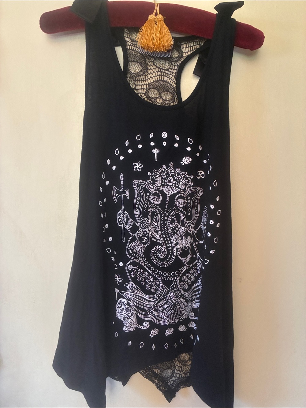 Gothic style tunic top